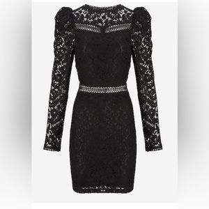 Express Lace Dress (29935765) Black Size Small NWT